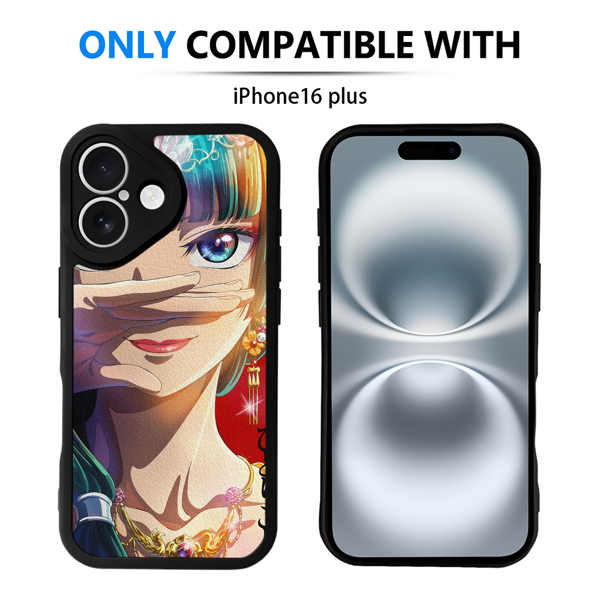 （画像用） 薬屋のひとりごと The Apothecary Diaries 【iPhone 16シリーズ対応】シリコンスマホケース（レザー調） 材質：シリコン